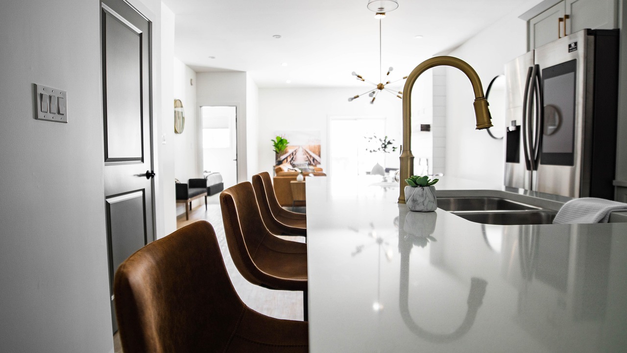 Modern kitchen with appliances